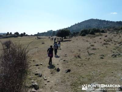 La sierra Oeste de Madrid. Puerto de la Cruz Verde, Robledo de Chavela, ermita de Navahonda. senderi